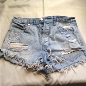 Abercrombie and Fitch Jean Shorts Size 2